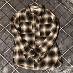 Oversized shirt jacket